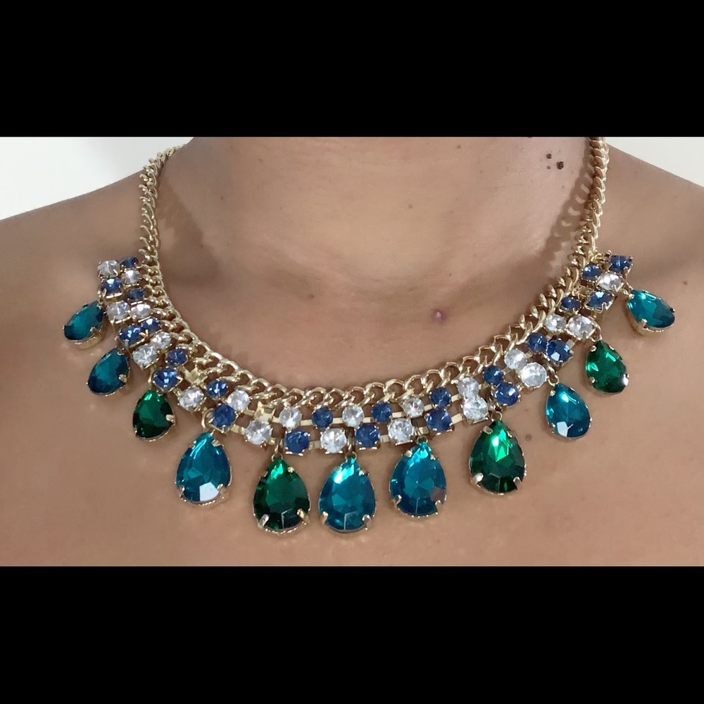 Teardrop Crystal Necklace